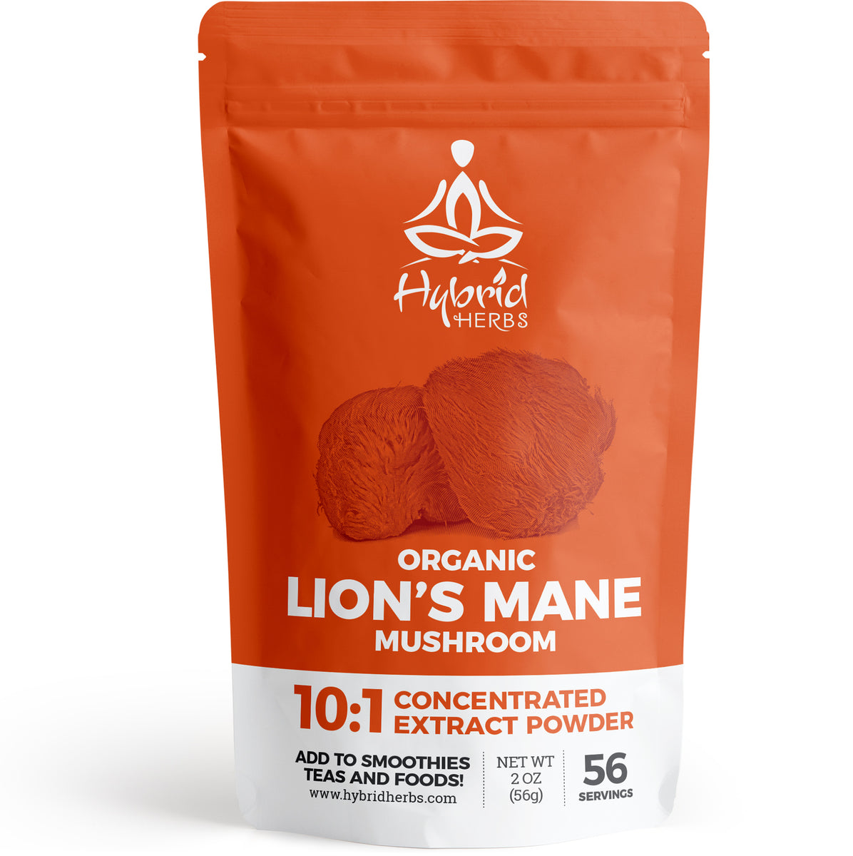 Lion's Mane Mushroom Extract Powder - Laughing Lion Herbs