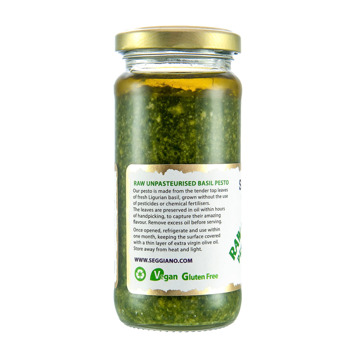 Seggiano Raw Basil Pesto Genovese 200g Planet Organic