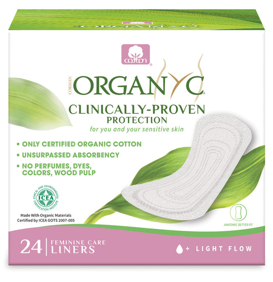 Organyc Panty Liners Folded Light Flow 24