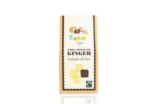 Cocoa Loco Dark Chocolate Ginger 100g