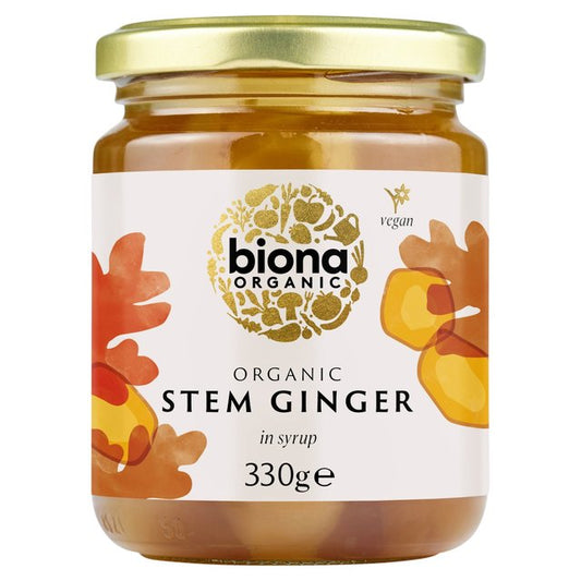 Biona Stem Ginger in Syrup 330g