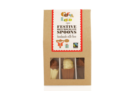 Cocoa Loco Festive Hot Chocolate Spoon Set 115g