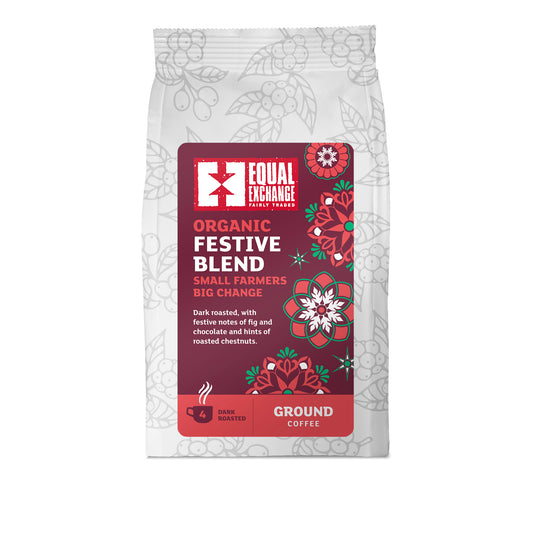 Equal Exchange Organic Festive Blend Ground Coffee 200g