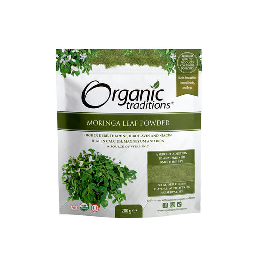 Organic Traditions Moringa Leaf Powder 200g