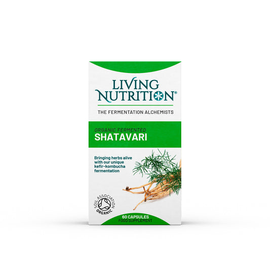 Living Nutrition Fermented Shatavari 60 Caps