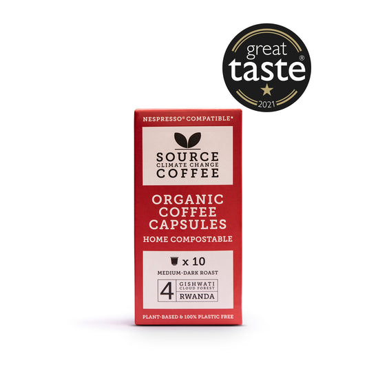 Source Organic Home Compostable Rwanda Capsules 57g