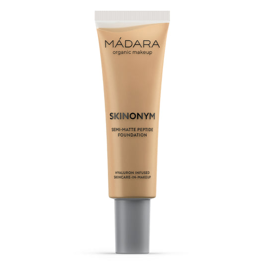 MADARA SKINONYM Semi-Matte Peptide Foundation, #50 GOLDEN SAND 30ml