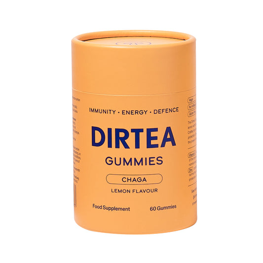 Dirtea Gummies Chaga Lemon Flavour 60 gummies