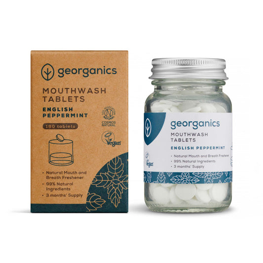 Georganics Mouthwash Tablets 180 tabs