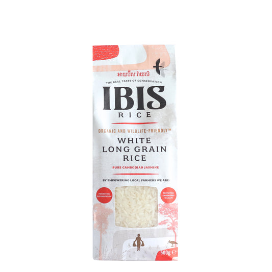 Ibis Organic White Long Grain Jasmine Rice 500g