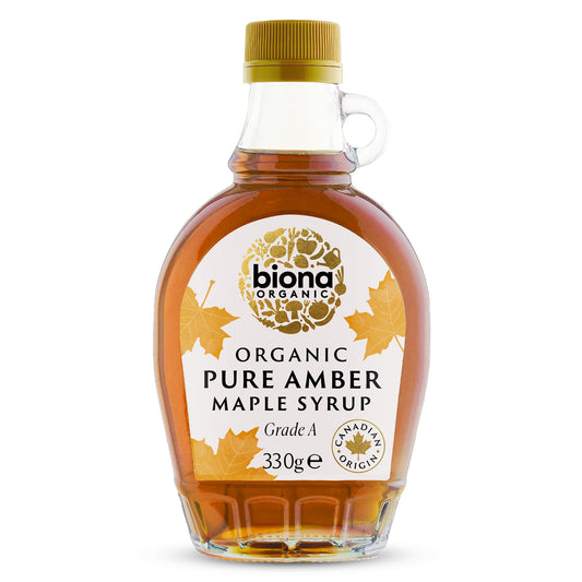 Biona Organic Pure Maple Syrup Amber Grade A 330g