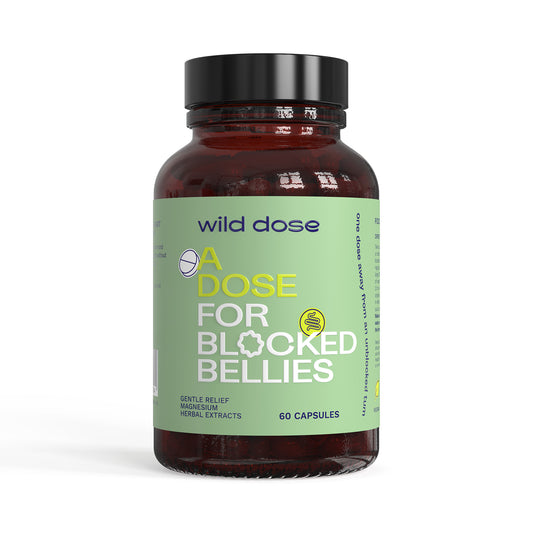 Wild Dose A Dose For Blocked Bellies 60 Caps