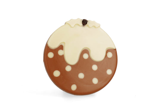 Cocoa Loco Milk & White Chocolate Christmas Pudding 70g