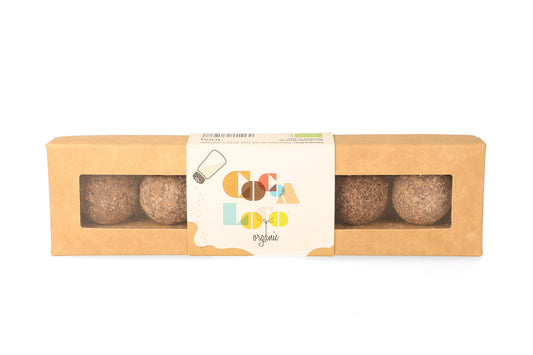 Cocoa Loco Milk & Dark Chocolate Salted Caramel Truffles 100g