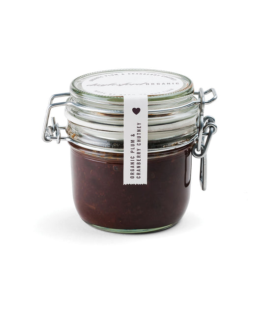 Daylesford Organic Plum and Cranberry Chutney 227g