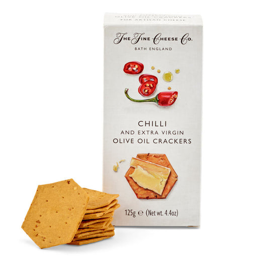 The Fine Cheese Co. Chilli and Extra Virgin Olive Oil Crackers 125g