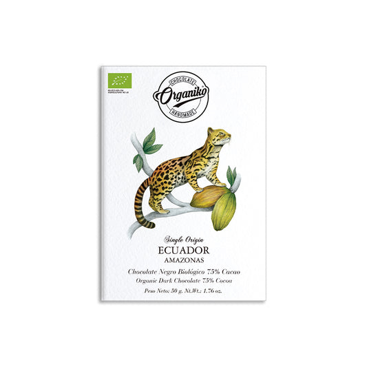 Organiko Ecuador - Dark chocolate 75% cocoa 50g