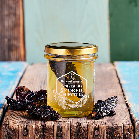 The London Honey Company Infused Pure Honey with Smoked Chipotle Chilli 250g