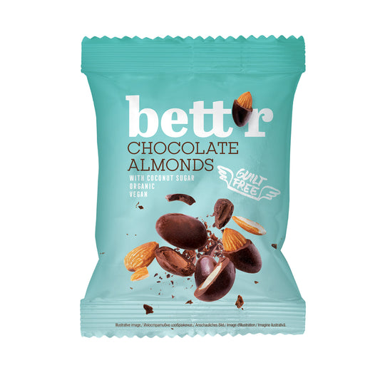 Bett’r Chocolate Covered Almonds 40g