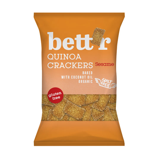 Bett’r Quinoa Crackers Sesame 100g