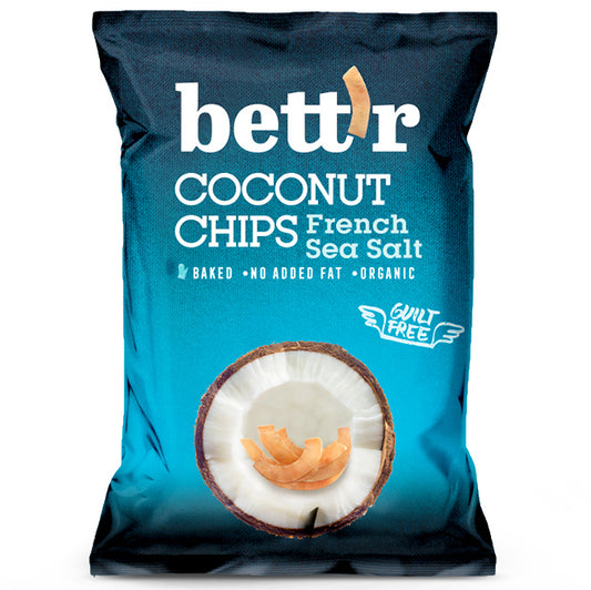 Bett’r Coconut Chips French Sea Salt 40g