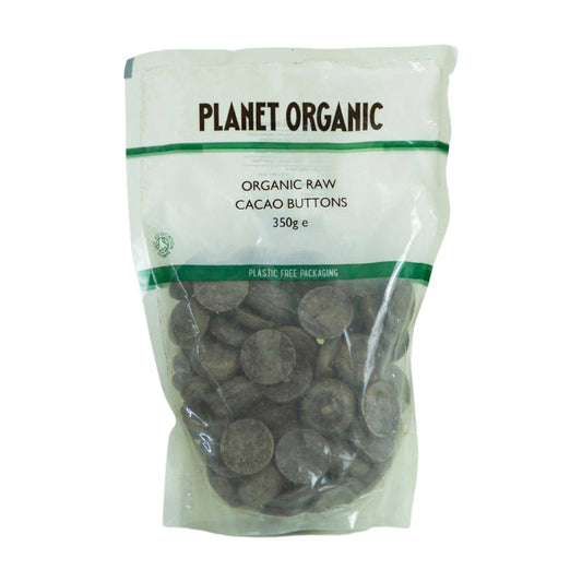 Planet Organic Raw Cacao Buttons 350g