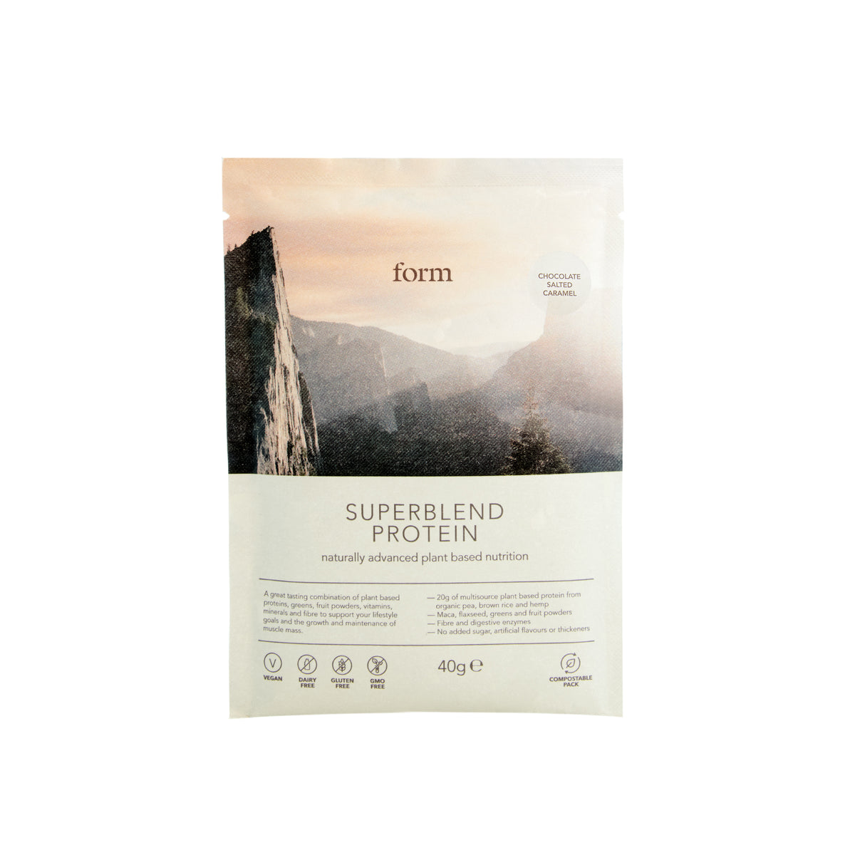 Form Superblend Protein - Chocolate Salted Caramel 40g sachet 40g ...