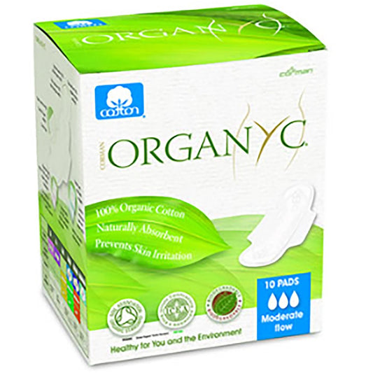 Organyc 100% Organic Cotton Panty Liners flat 24-count Boxes